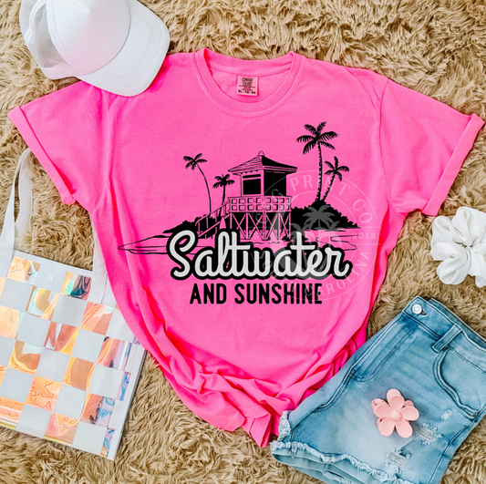 Saltwater & Sunshine-DTF Png File