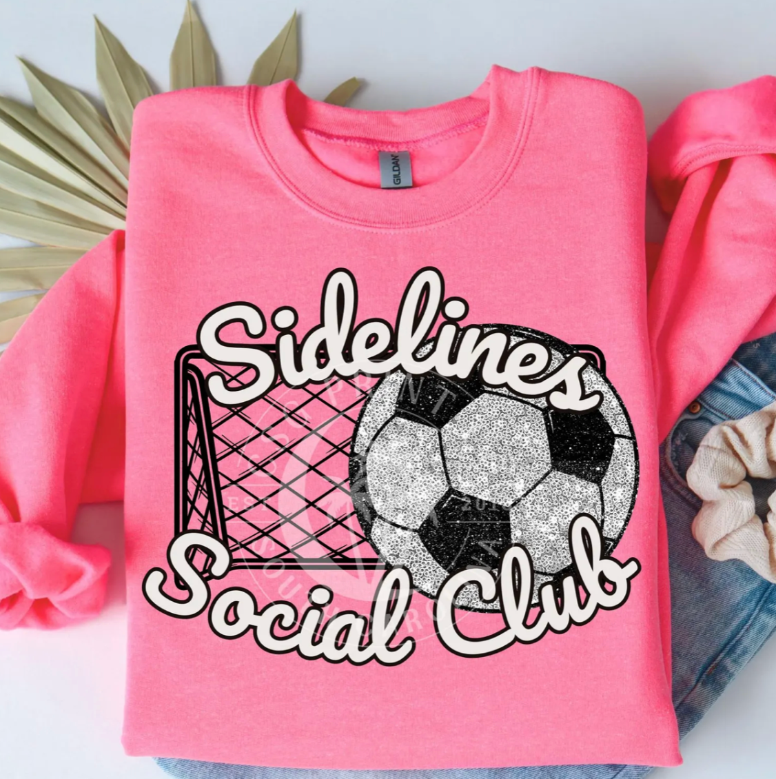 Soccer Sidelines Social Club- DTF Png File