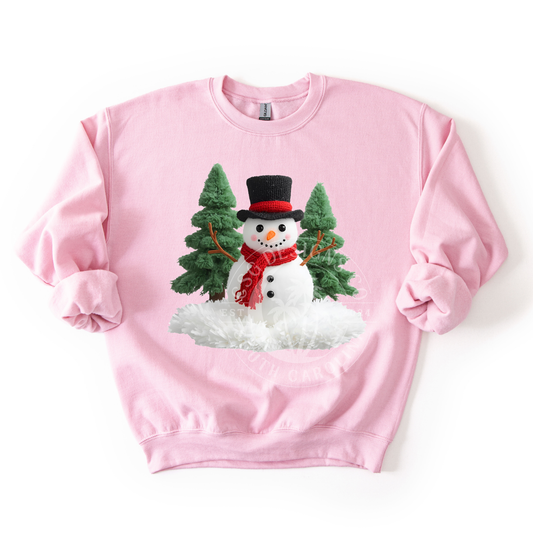 Snowman Scene- PNG