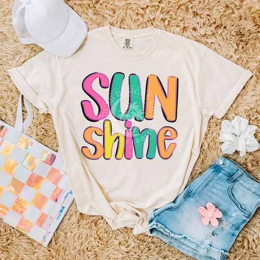 Neon Sunshine- PNG