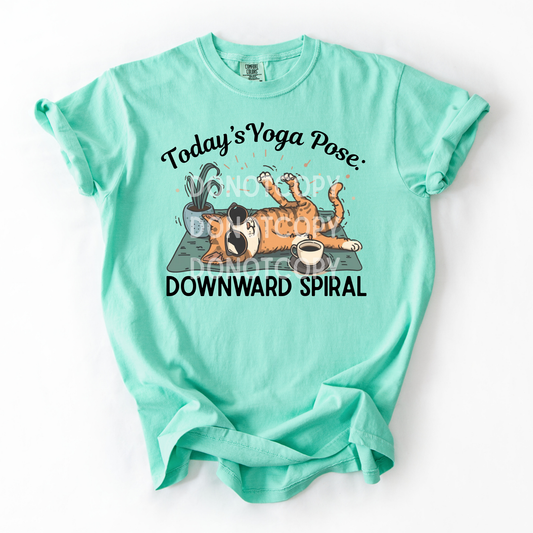 Today's Yoga Pose: Downward Spiral- PNG