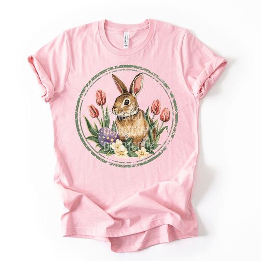 Easter Bunny Circle- PNG