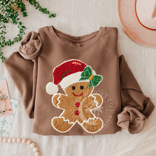 Girl Gingerbread - PNG