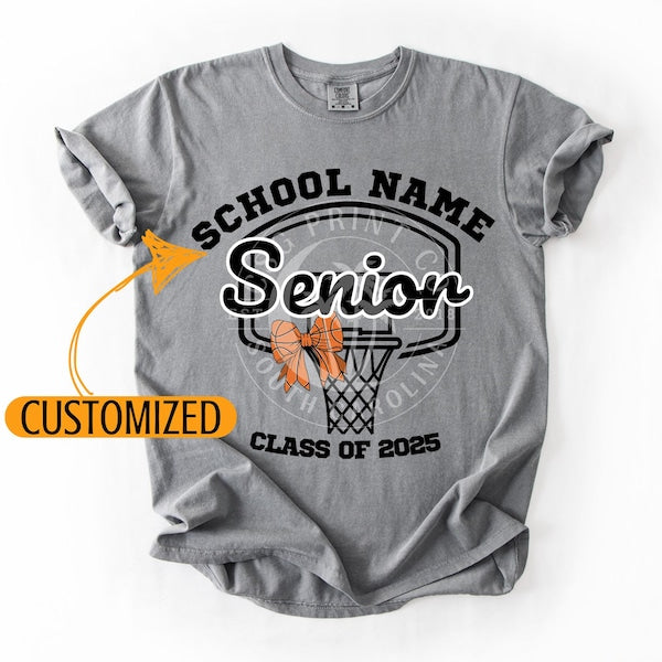 CUSTOM- Senior Basketball - Script- Png