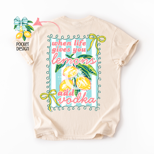 Life Lemons Vodka- PNG (INCLUDES POCKET PRINT)