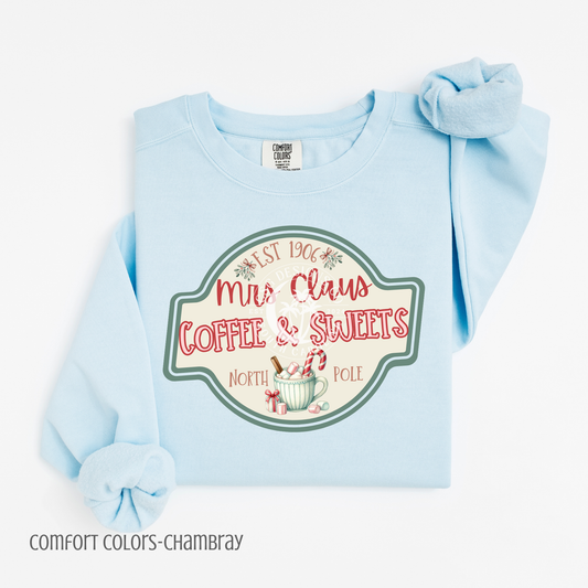 Mrs Claus Coffee and Sweets-PNG