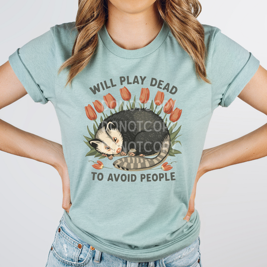 Will Play Dead To Avoid People- Completed