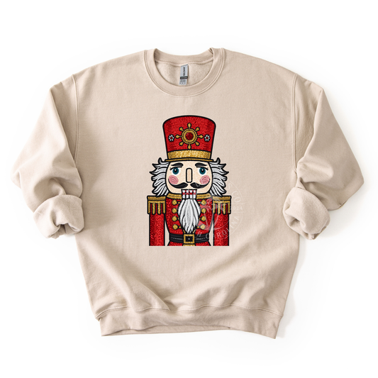 Red Stitched Nutcracker- PNG