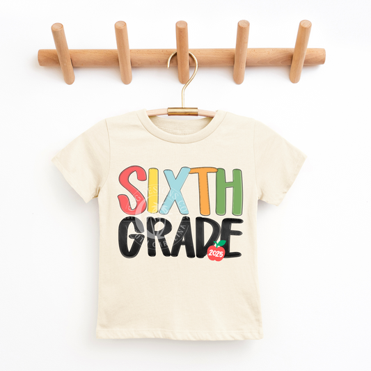 SIXTH GRADE- RETRO- PNG
