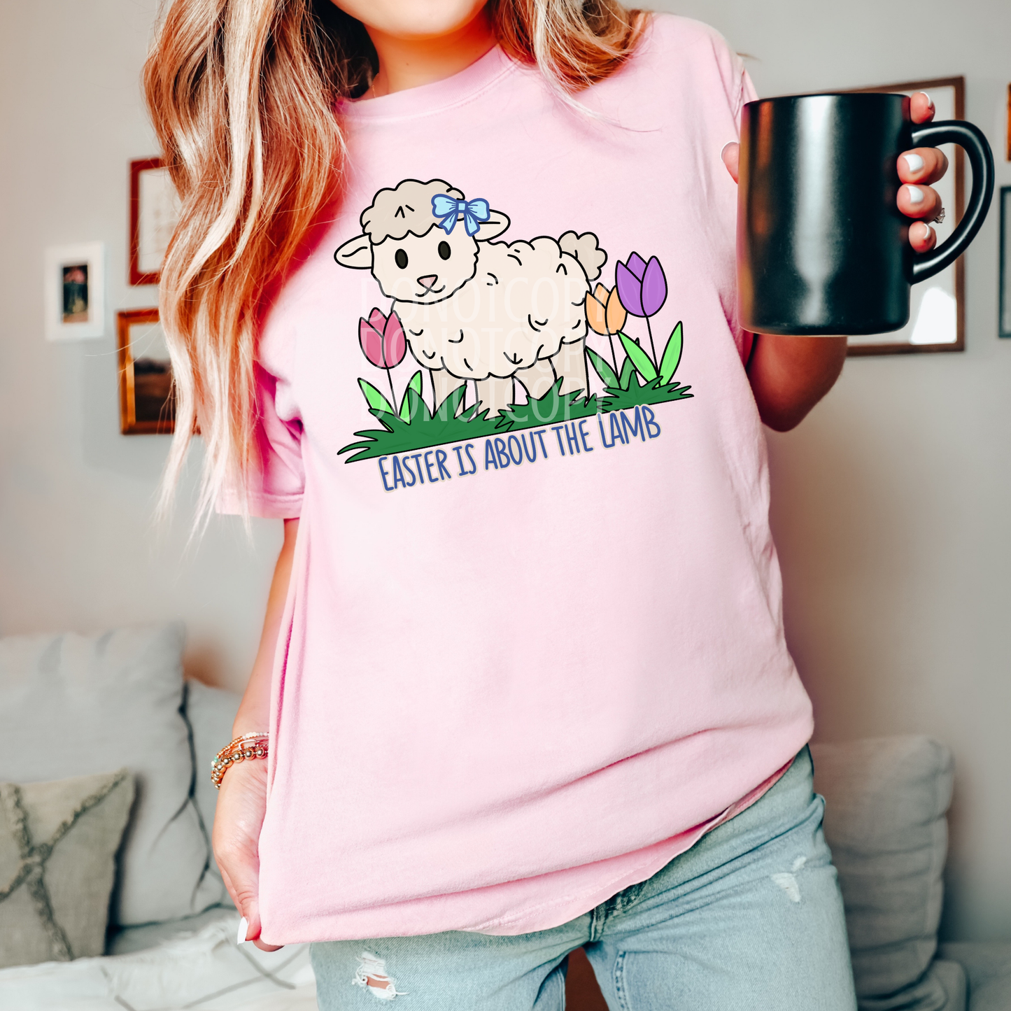 Easter Is About The Lamb- Png