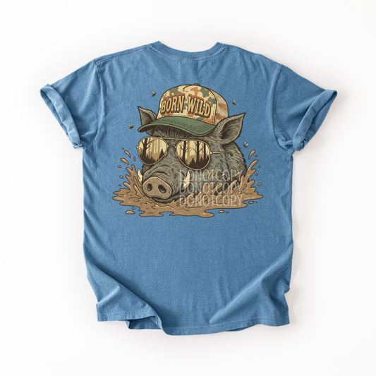 Born Wild Hog- Png