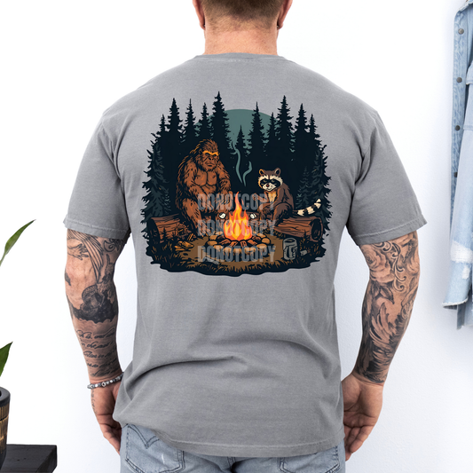 Bigfoot and Racoon- PNG