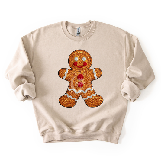 Sequin Gingerbread- PNG