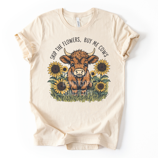 Skip The Flowers. Buy Me Cows- PNG