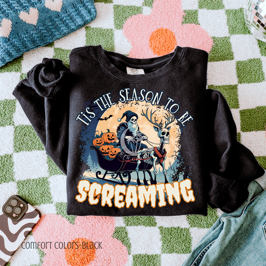 Tis The Season To Be Screaming-PNG