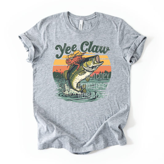Yee Claw- Fishing -Completed Tee